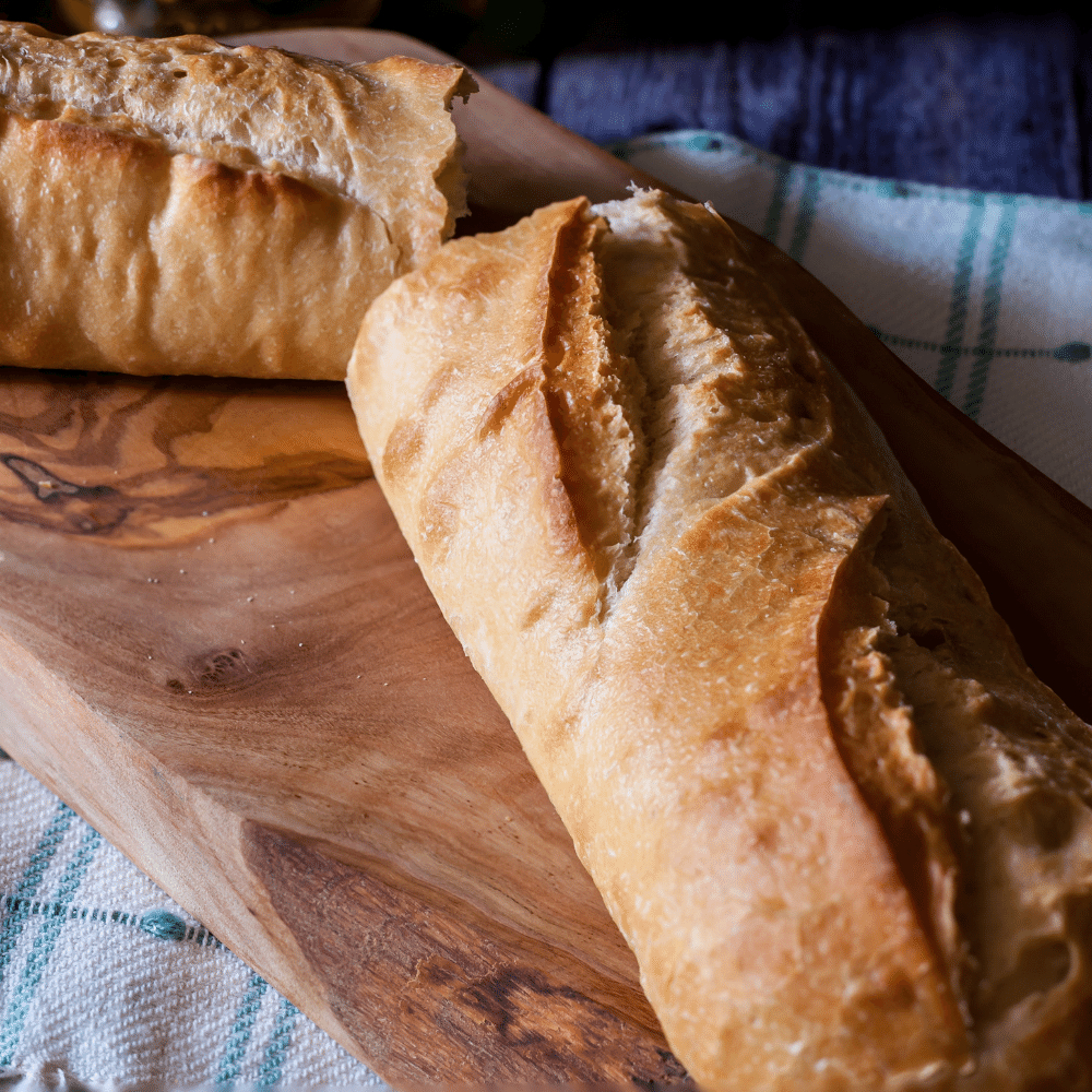 Crusty Italian bread