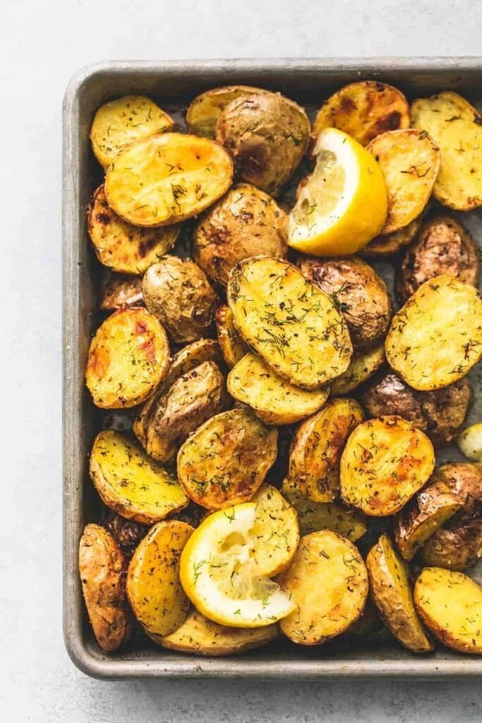Oven Roasted Dill Potatoes