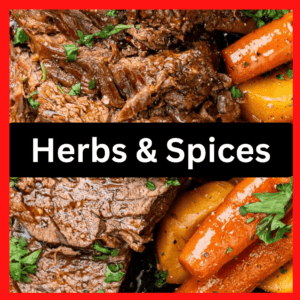 Herbs and Spices for Slow Cooked Beef